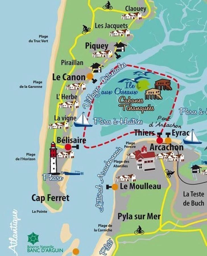 Tiny House Famille Nature Cap Ferret Claouey Exterior foto